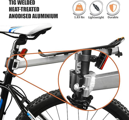 Ibera PakRak Bicycle Seat Post Commuter Rack and Quick-Release Bag