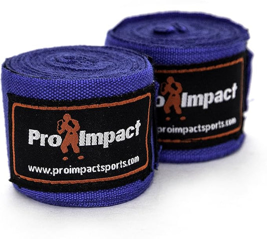 Pro Impact Mexican Style Hand Wraps for Men & Women – 180" Stretchable Boxing Wraps for MMA, Muay Thai, Kickboxing & Gym Training – Wrist & Knuckle Protection for Maximum Performance & Support