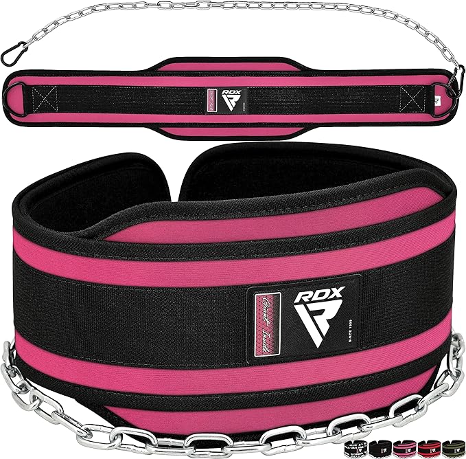 RDX Dip Belt for Weight Lifting 36 Inch 6” Padded