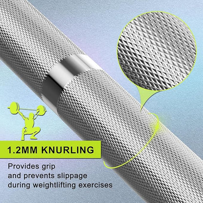 Olympic Barbell Bar EZ Curl Bar Weightlifting Barbell 2 Inch