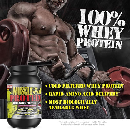 Whey Protein Powder [5 lbs/Pack of 2]– Vanilla Protein, Cold Filtered, 25g Pure Protein, 6.6g BCAAs/Serving (Packaging May Vary)…