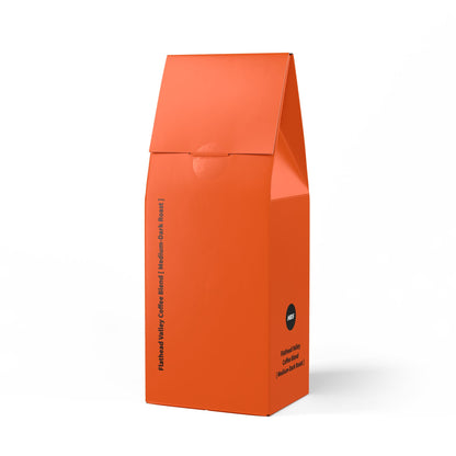 HBS, Flathead Valley Coffee Blend (Medium-Dark Roast), Tangerine Package