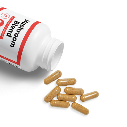 HBS, Mushroom Blend Supplement (60 Vegetable Capsules)