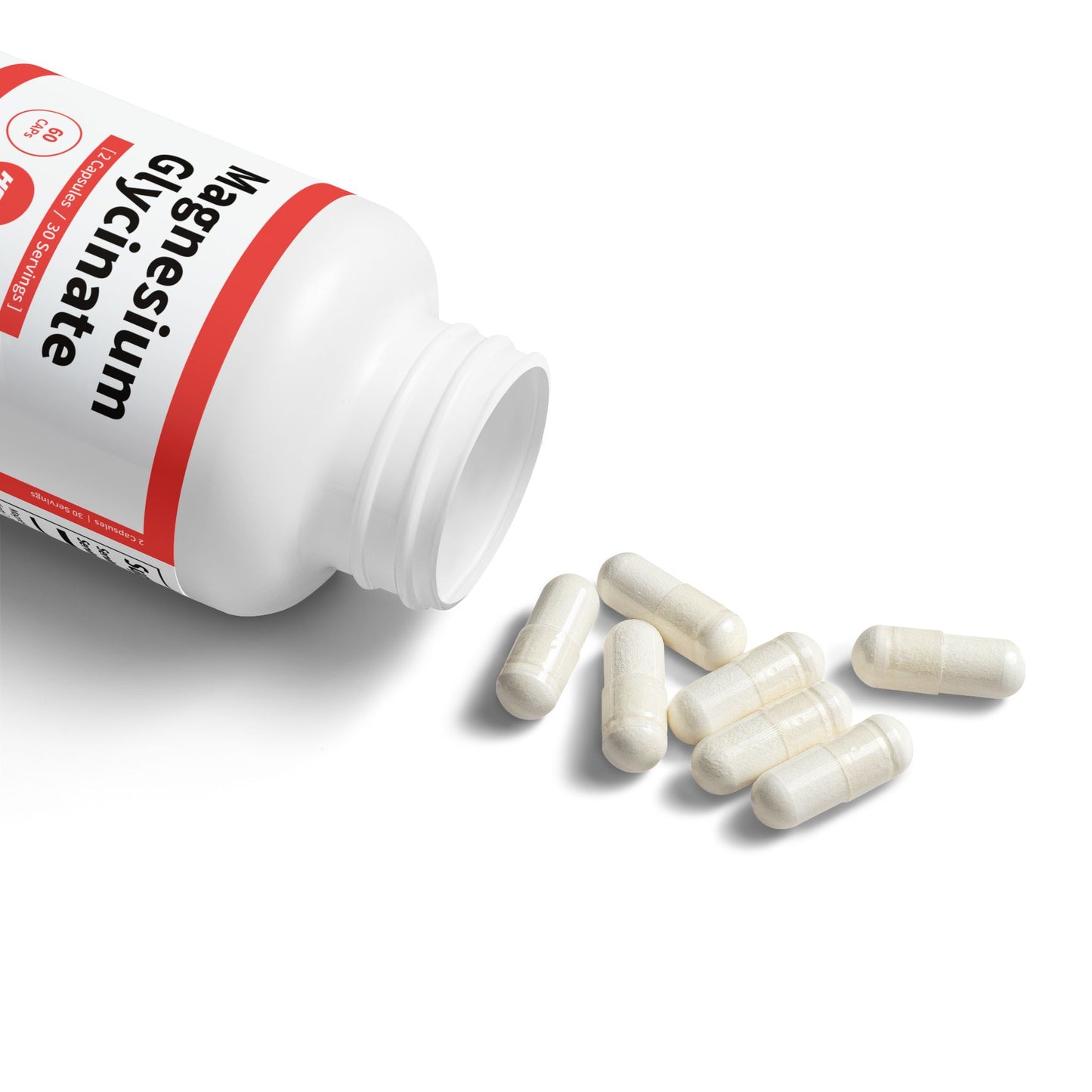 HBS, Magnesium Glycinate Supplement (60 Capsules)