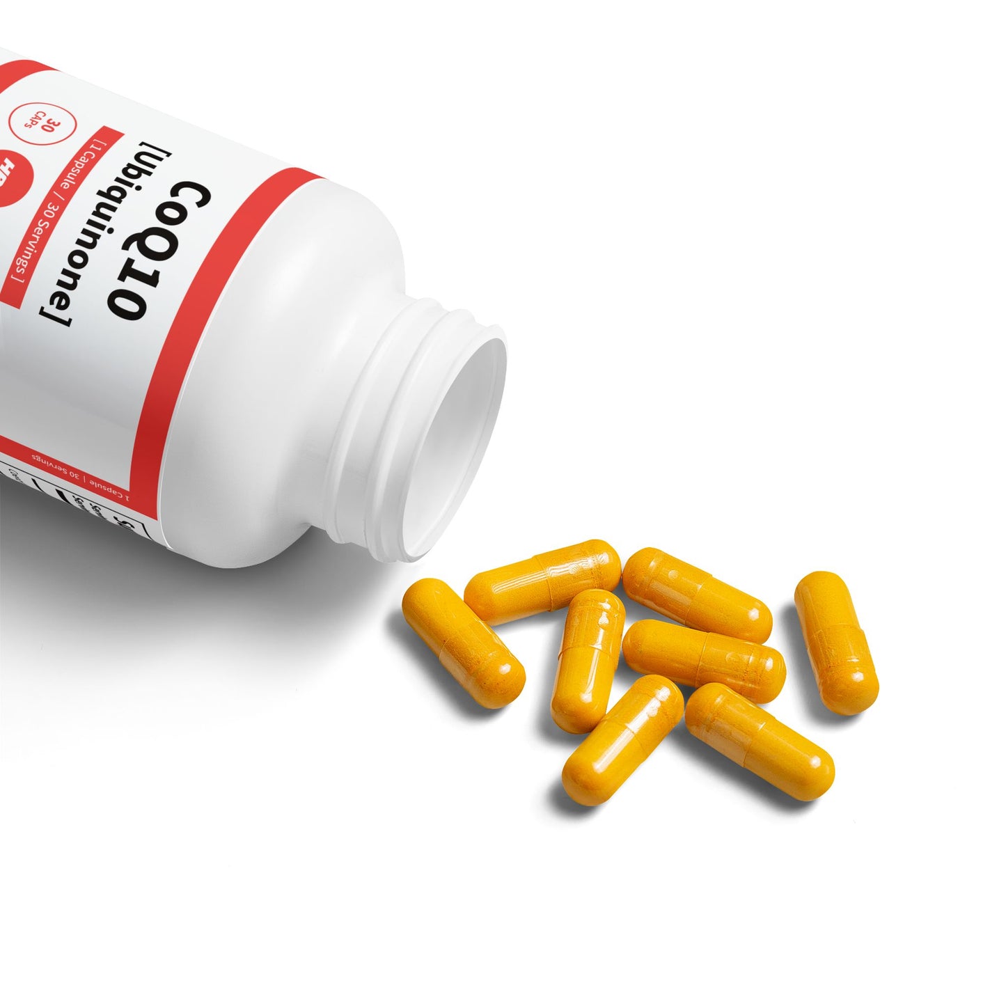 HBS, CoQ10 (Ubiquinone) Supplement (30 Vegetable Capsules)