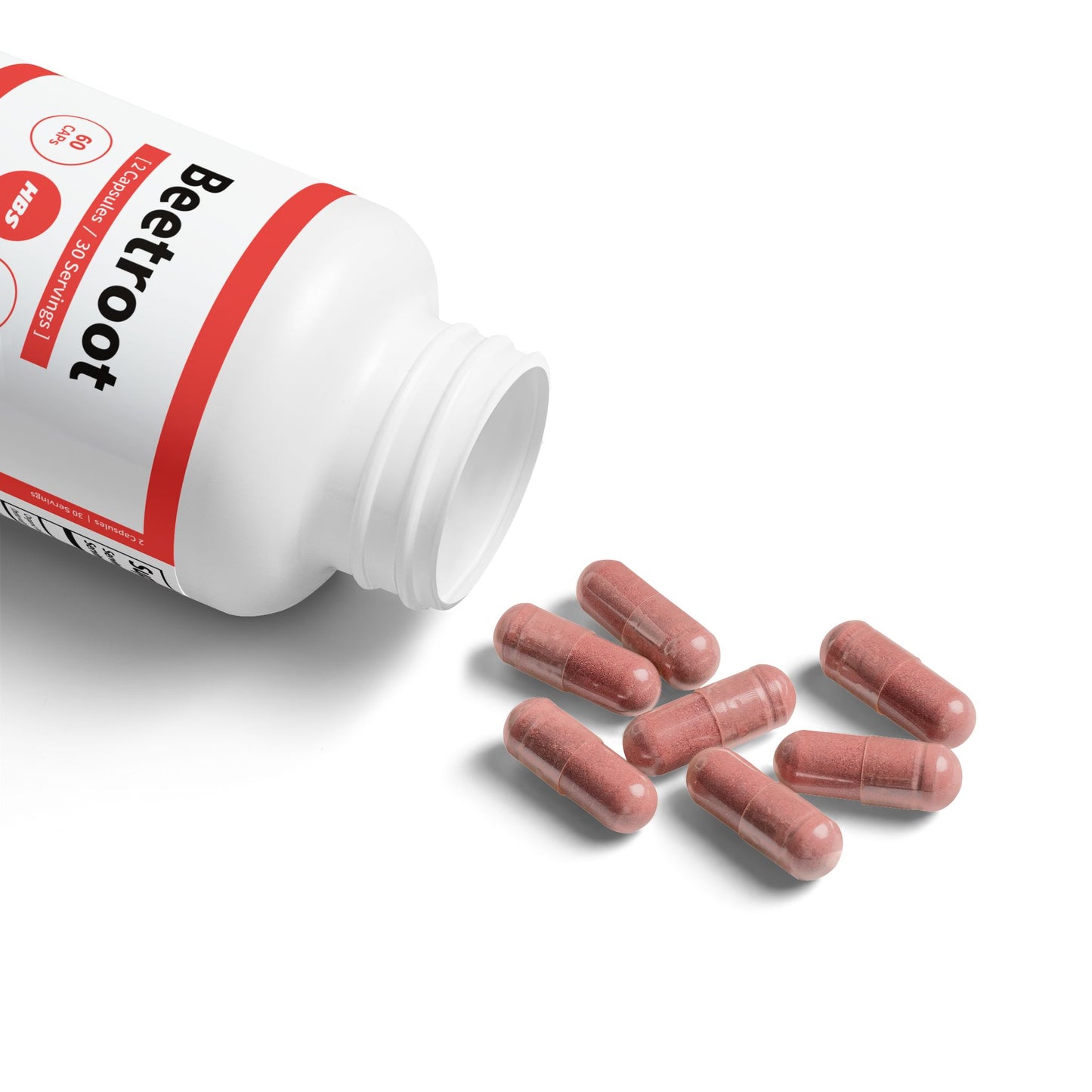HBS, Beetroot Supplement (60 Vegetable Capsules)