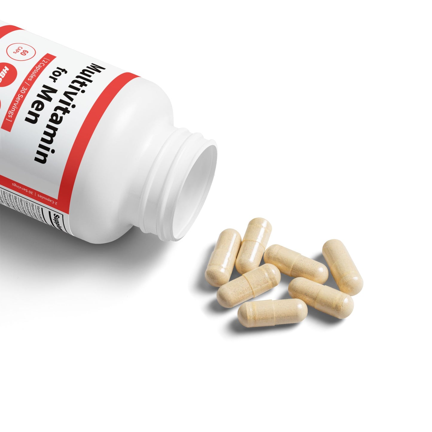 HBS, Multivitamin for Men Supplement (60 Vegetable Capsules)