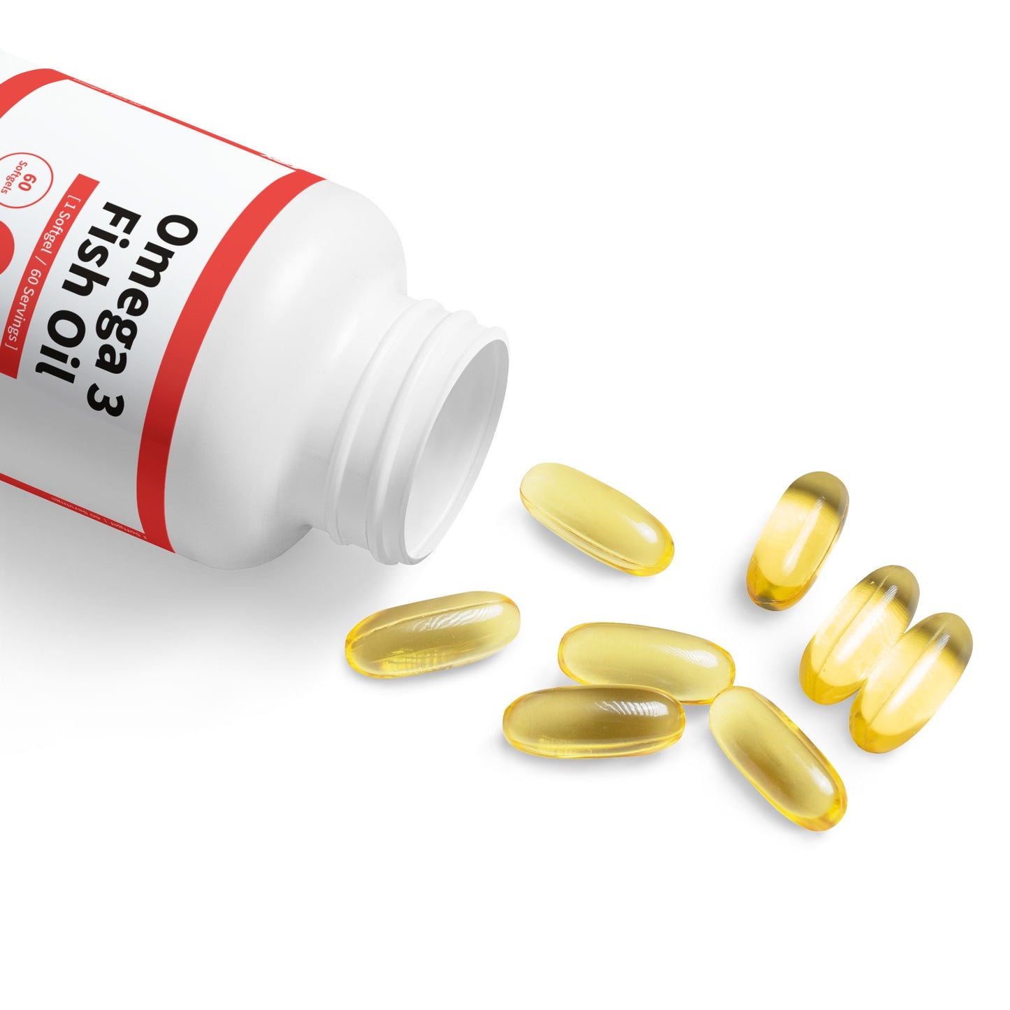 HBS, Omega 3 Fish Oil Supplement (60 Softgels)