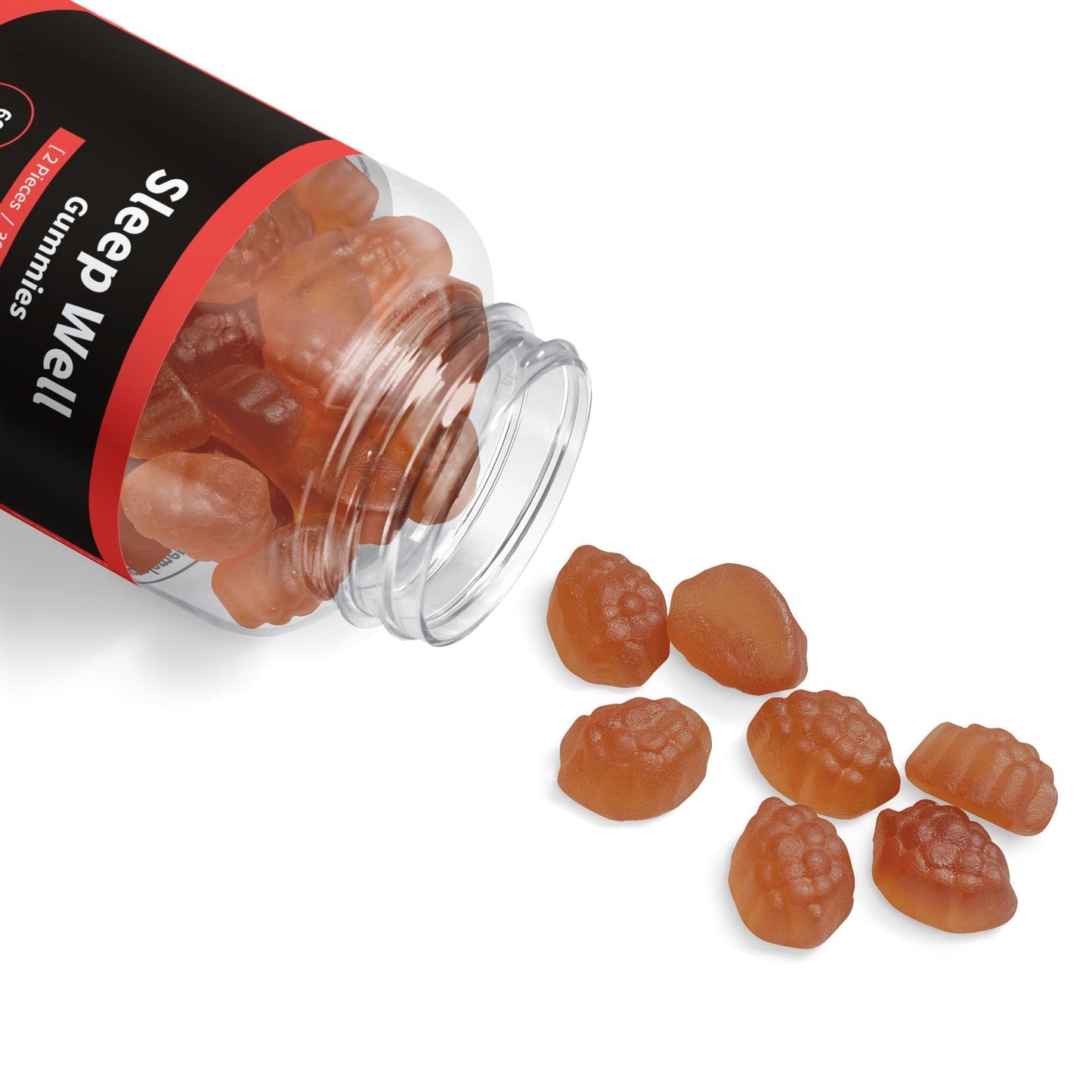 HBS, Sleep Well Gummies, Multiple Fruits (60 Gummies)