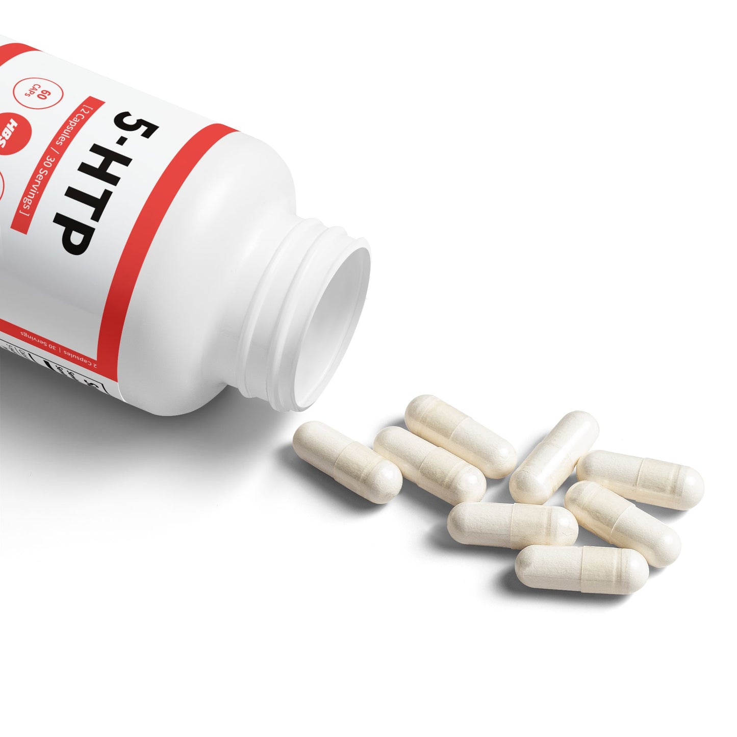HBS, 5-HTP (5-Hydroxytryptophan) Supplement (60 Capsules)
