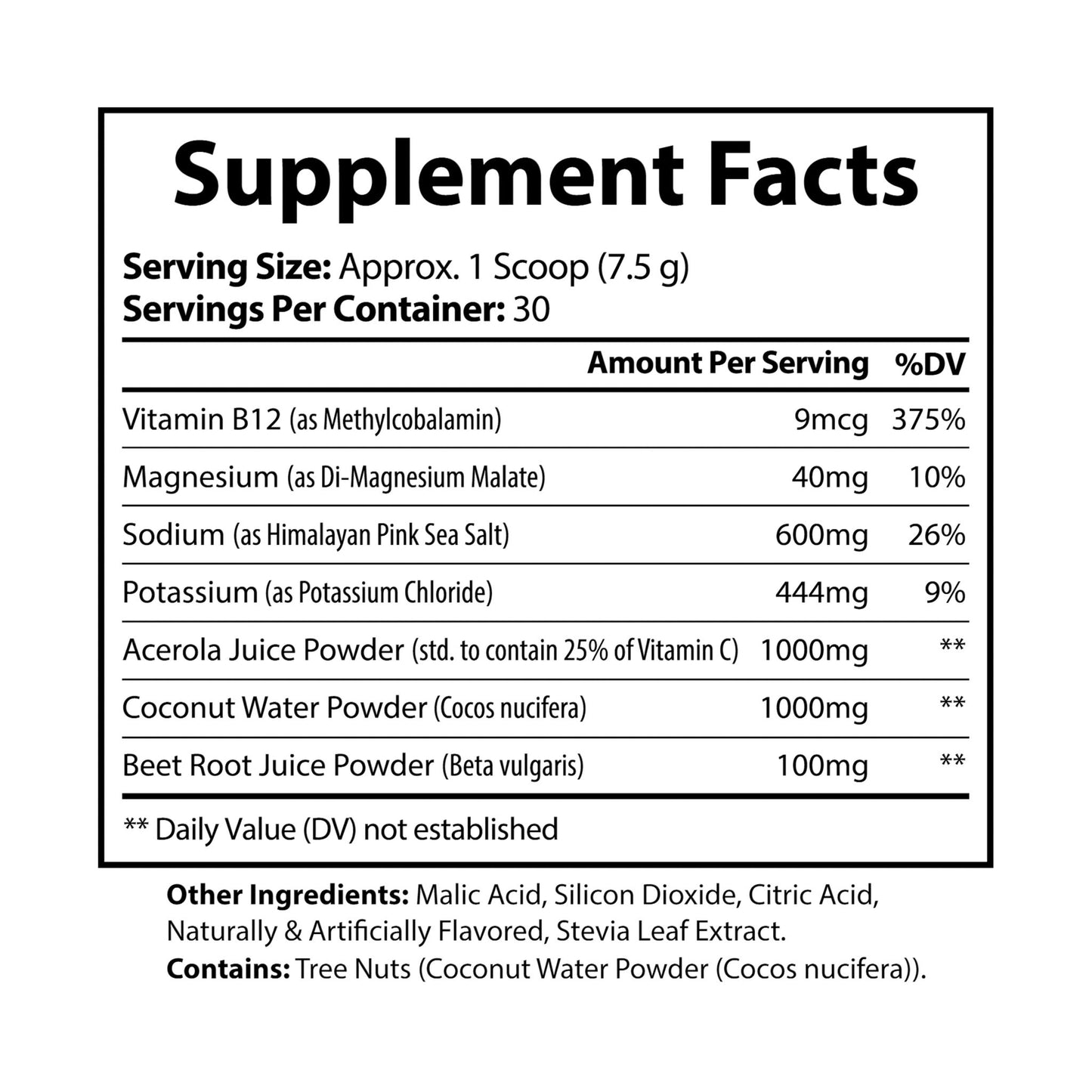 HBS, ION + Select Electrolyte Supplement (225g, 7.94oz)